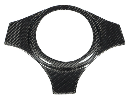 Mitsubishi Lancer Evo Carbon Fiber Steering Wheel Faceplate Cover (CT9A)