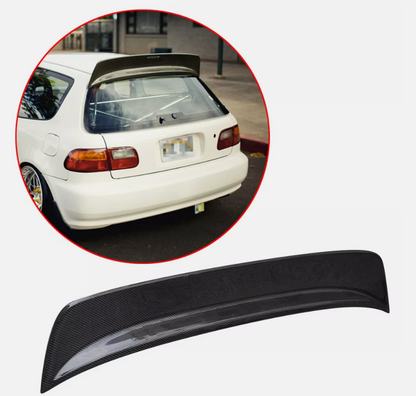 Honda Civic EG Duckbill Ducktail N1 Style Rear Wing / Spoiler (Plastic)