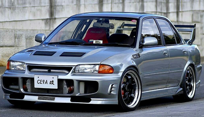 Mitsubishi Lancer Evo 3 Front Lip (CE9A Evolution III) - Plastic