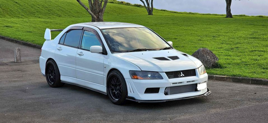 Mitsubishi Lancer Evo 7 Front Lip Splitter / Extension - Plastic (2001 - 2003)