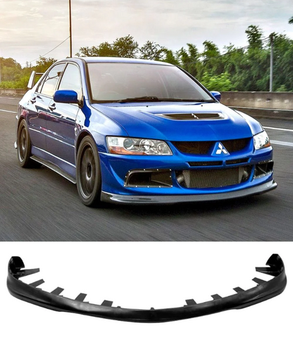 Mitsubishi Lancer Evo 8 Front Lip - Plastic (2003 - 2005)