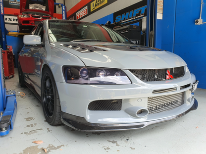 Mitsubishi Lancer Evo 9 Front Lip - Plastic (2006 - 2007)