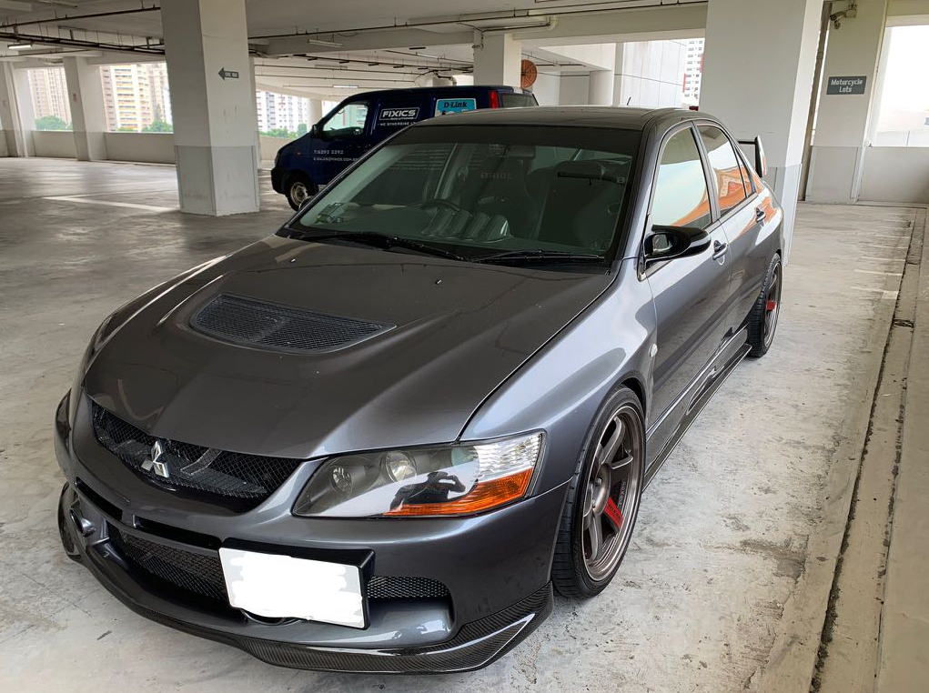 Mitsubishi Lancer Evo 9 Front Lip - Plastic (2006 - 2007)