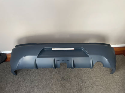 Mitsubishi Lancer Evo 9 Style Rear Bumper - PLASTIC (CT9A Evo IX)