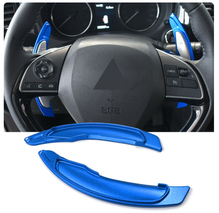 Mitsubishi Lancer Evo X / 10 Paddle Shifter Extensions - Multiple Colours (Aluminium)