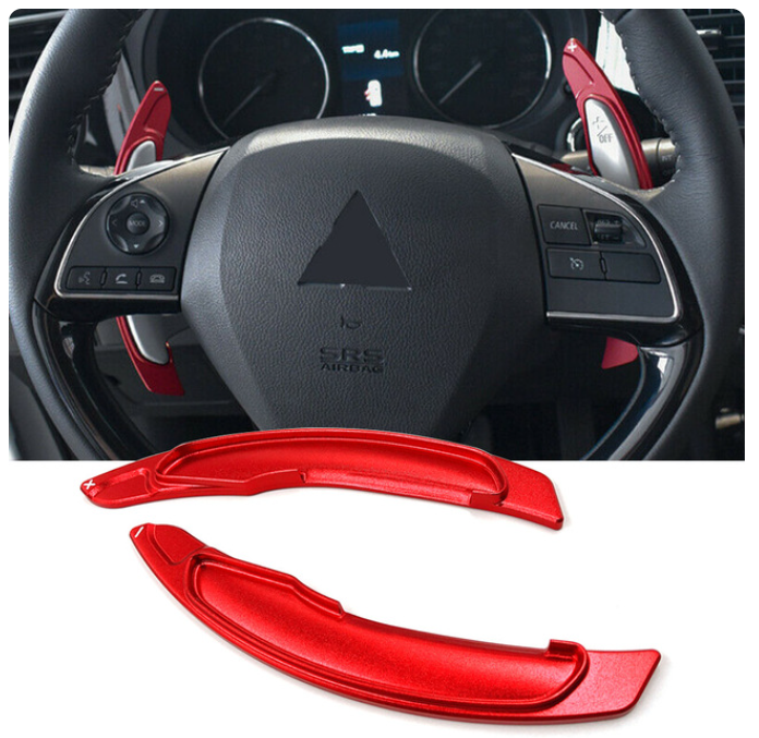 Mitsubishi Lancer Evo X / 10 Paddle Shifter Extensions - Multiple Colours (Aluminium)