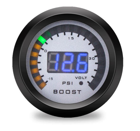 52mm Digital Grey Face Gauges