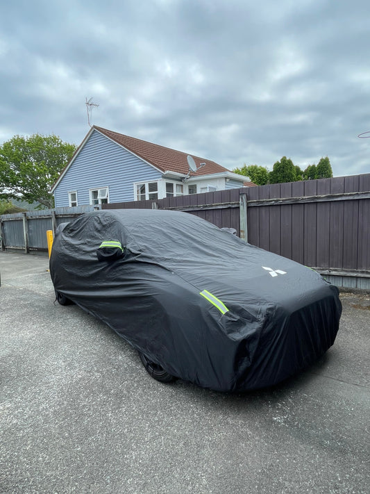 Mitsubishi Lancer Evo / Evolution X / 10 Custom Fit Outdoor Car Cover - Boosted Kiwi