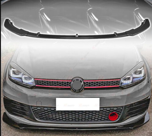 VW Golf Mk6 GTI Front Lip / Splitter - Black or Carbon