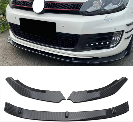 VW Golf Mk6 GTI Front Lip / Splitter - Black or Carbon