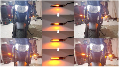 Universal Motorbike LED Indicators / Turn Signals (w Inbuilt Flasher Relay)