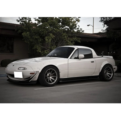 Mazda Mx5 Miata (NA) Feed Style Side Skirt Extensions - Plastic - Boosted Kiwi