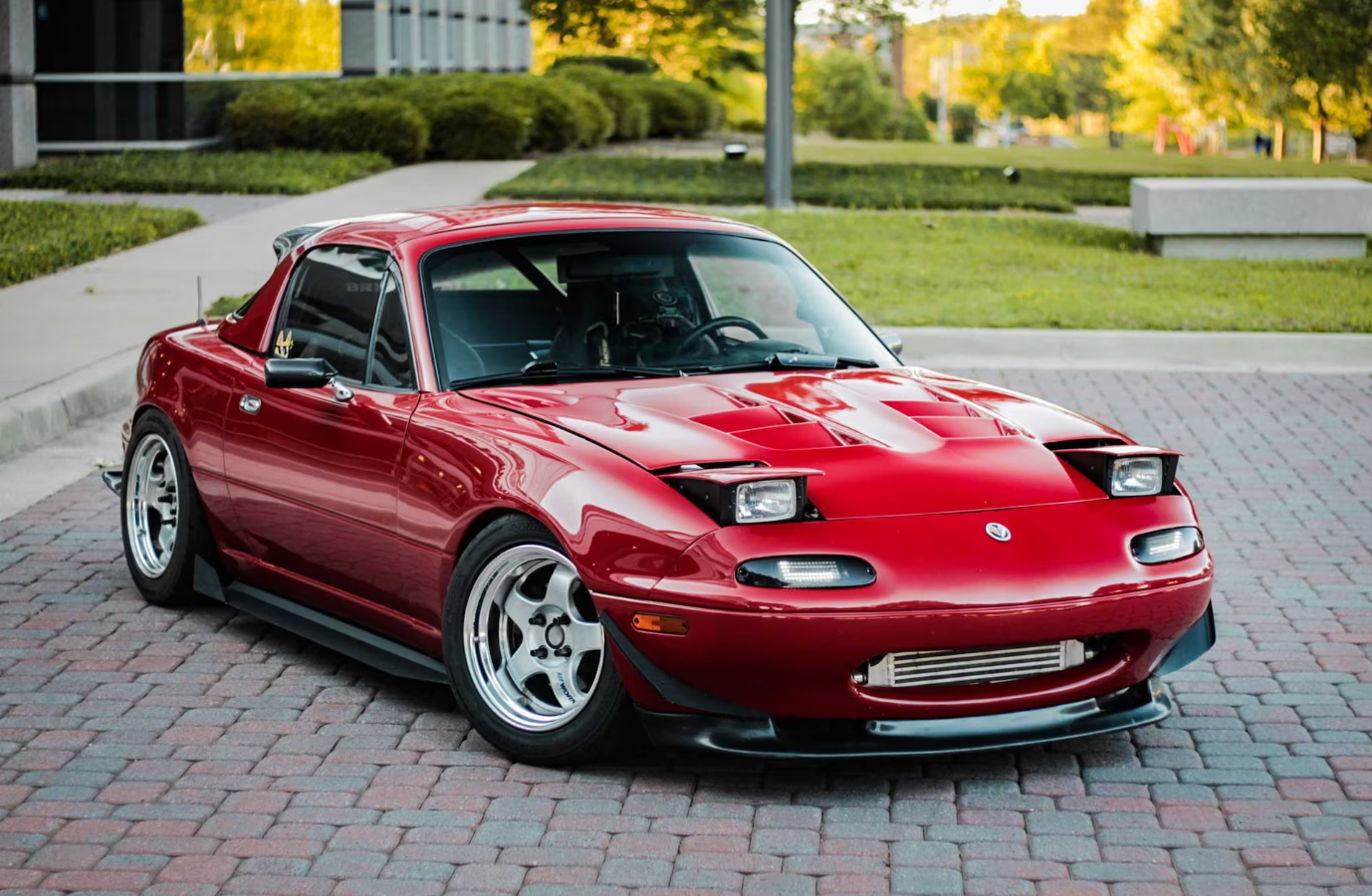 Mazda Miata / Mx-5 / Roadster GV Style Front Lip (NA) - Plastic ...