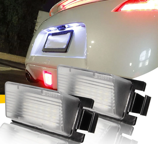 Nissan 350z / Fairlady Z Z33 LED Number Plate Lights (R35, Cube, Leaf, G35 etc)