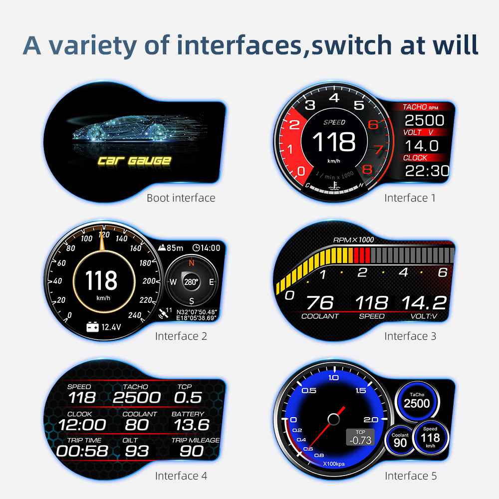 OBD2 Car Display Unit / Multi-Gauge / Heads Up Display