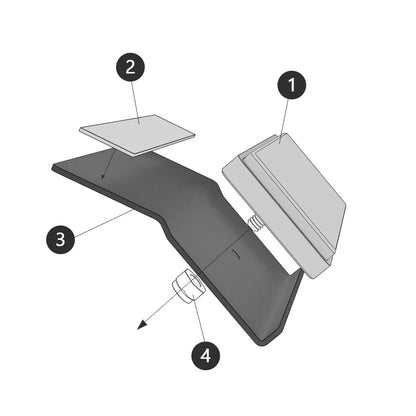 Universal Motorbike Rear Reflector