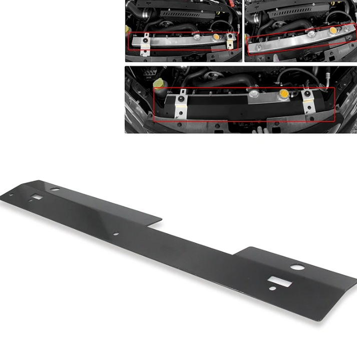 Subaru Aluminium Radiator Cooling Panel / Cover (2001 - 2007) - Boosted Kiwi