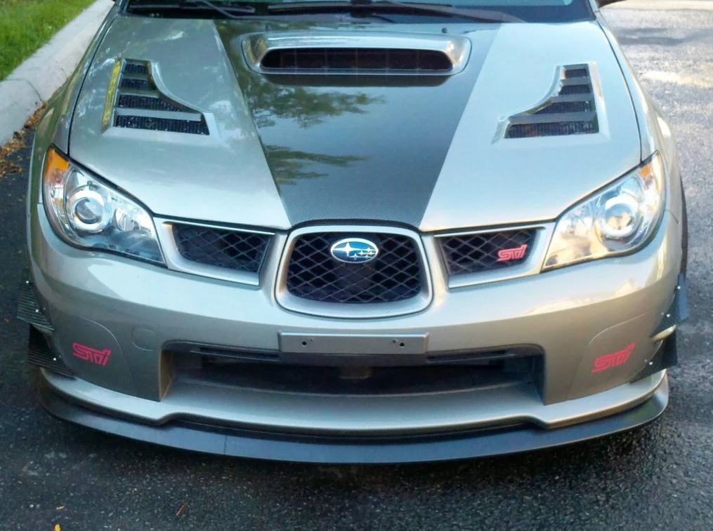 Subaru Impreza WRX STI Hawkeye OEM Style Front Lip (V10 2005 - 2007) - Plastic