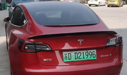 Tesla Model 3 Atomic Style Rear Spoiler / Lip / Wing (2017 - 2022)