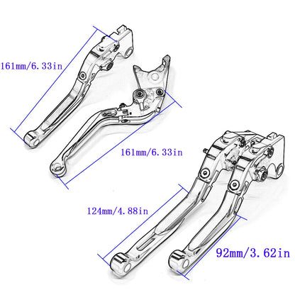 Triumph Street Triple S / 660 (LAMS) Adjustable Folding Levers 2017 - 2019