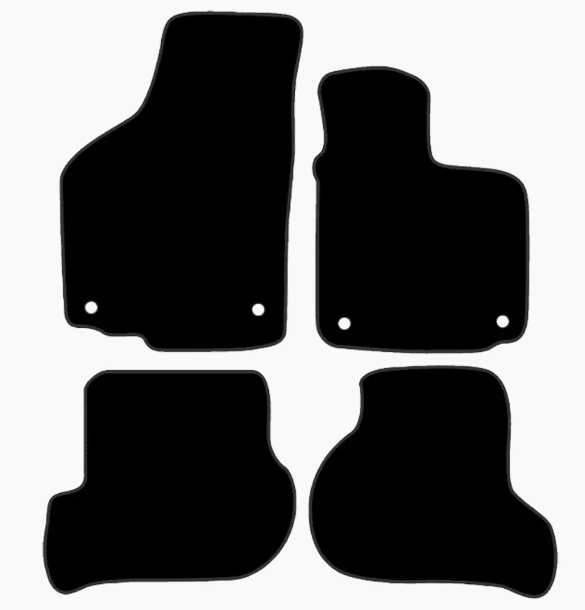 VW Volkswagen Golf Floor Mats (Full Set) - Mk6 2009 - 2013