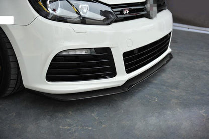 VW Golf Mk6 Golf R Maxton Style Front Lip / Splitter - Black or Carbon