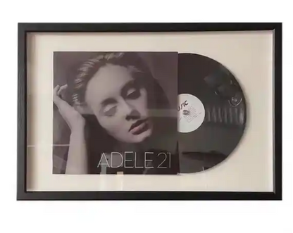 Wooden Vinyl Record / CD Wall Display Frames - High Quality