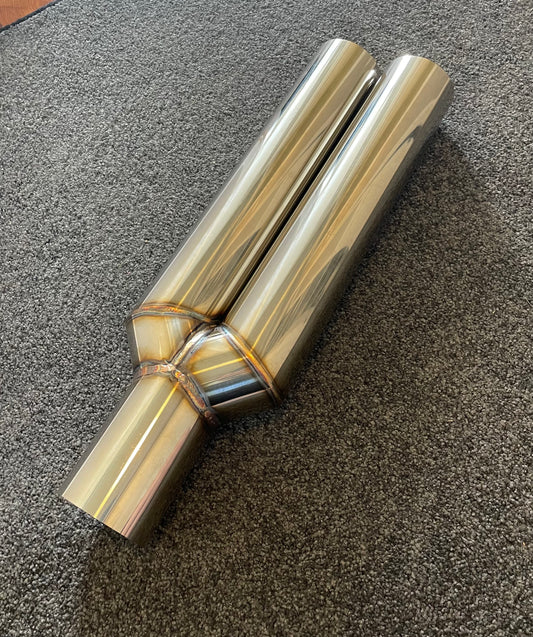 Stainless Steel 3" (76mm) Shotgun Exhaust Tip (High Quality Stainless Steel)