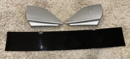 Mitsubishi Lancer Evo 8 / 9 Style Rear Wing / Spoiler (Plastic - 3 Piece) - Boosted Kiwi