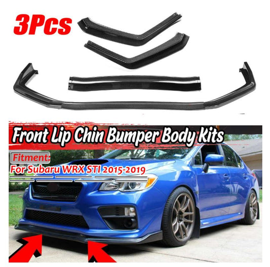 Front Splitter / Lip Kit To Suit Subaru VA WRX STI (2015 - 2019) - Boosted Kiwi