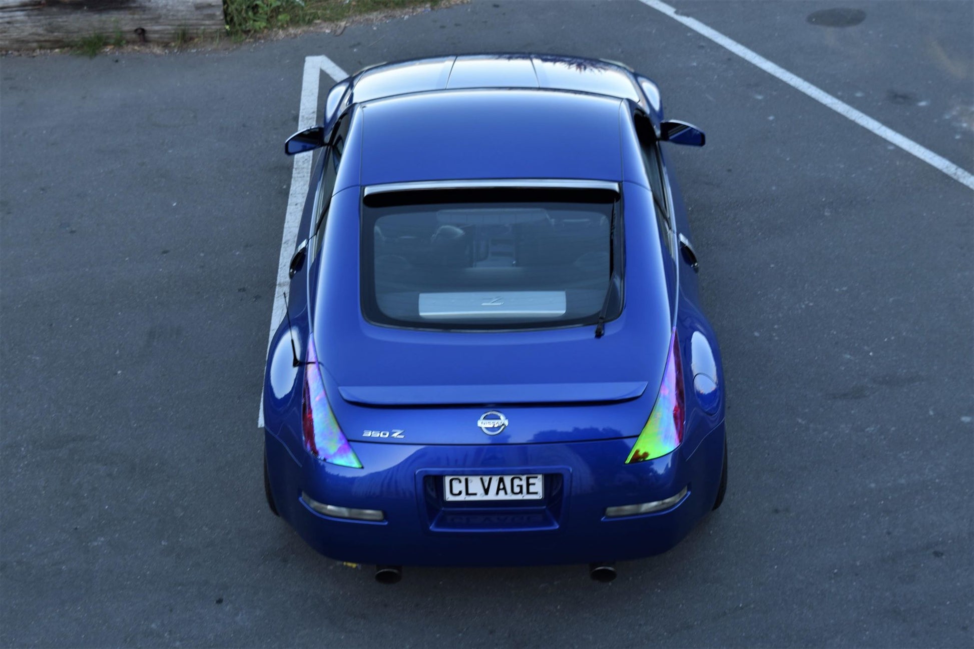 Nissan 350z / Fairlady Roof Spoiler (High Quality Plastic - DTO Style) - Boosted Kiwi