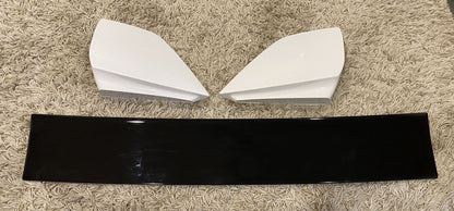 Mitsubishi Lancer Evo 8 / 9 Style Rear Wing / Spoiler (Plastic - 3 Piece) - Boosted Kiwi