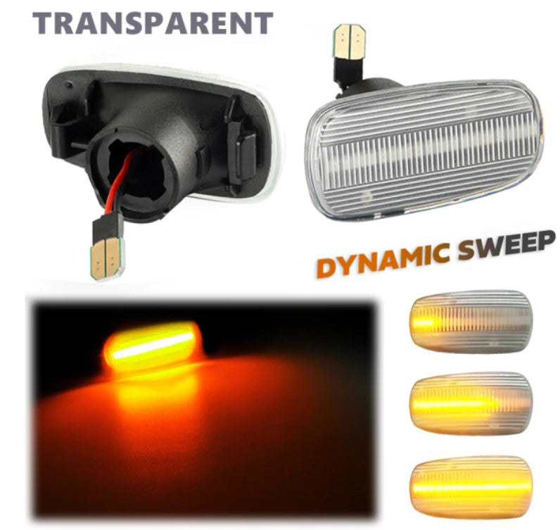 Toyota Altezza / Lexus IS200 IS300 Flowing LED Side Indicators / Turn Signals - Boosted Kiwi