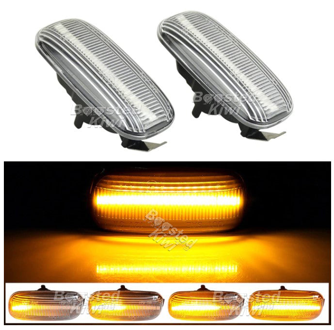 Audi LED Sequential Front Guard Indicators (A3 / A4 / A6 / A8 / B6 / B7 etc) - Boosted Kiwi