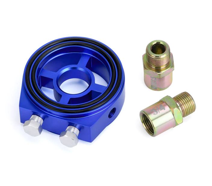 BK000 Oil Filter Sandwich Plate Adapter - Multiple Colours - Boosted Kiwi