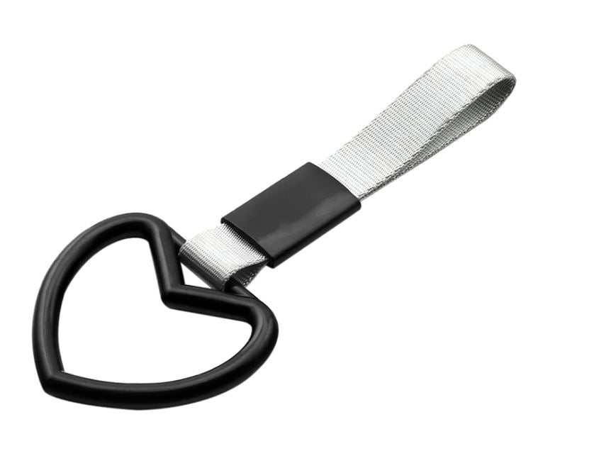 Bosozoku / Tsurikawa Style Drift Charm / Hang Ring Heart (Multiple Colours)