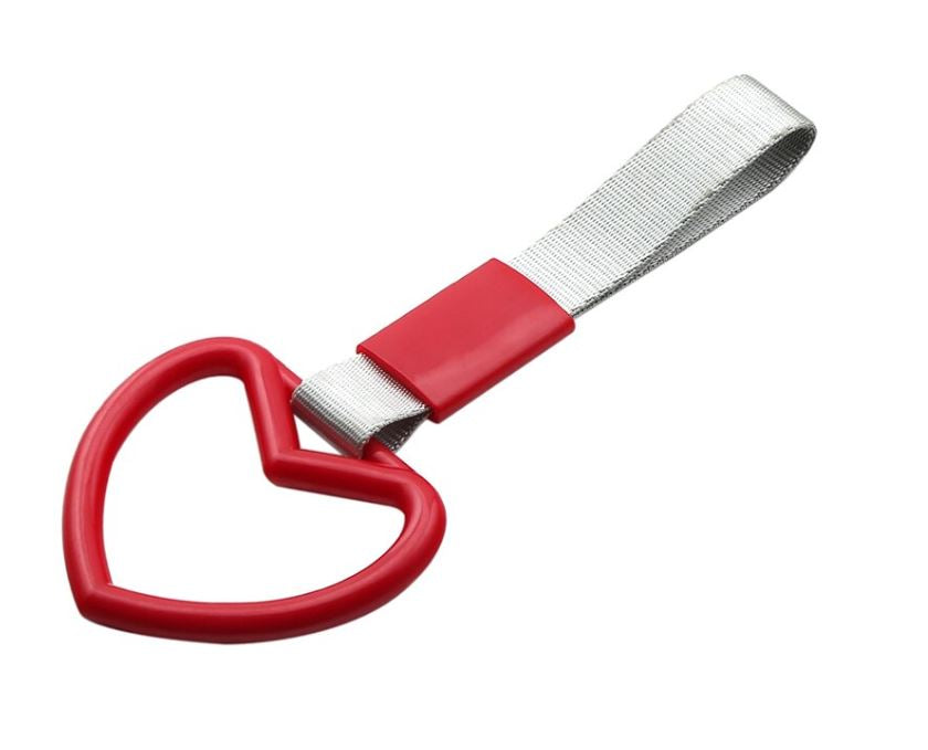 Bosozoku / Tsurikawa Style Drift Charm / Hang Ring Heart (Multiple Colours)