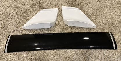 Mitsubishi Lancer Evo 8 / 9 Style Rear Wing / Spoiler (Plastic - 3 Piece) - Boosted Kiwi