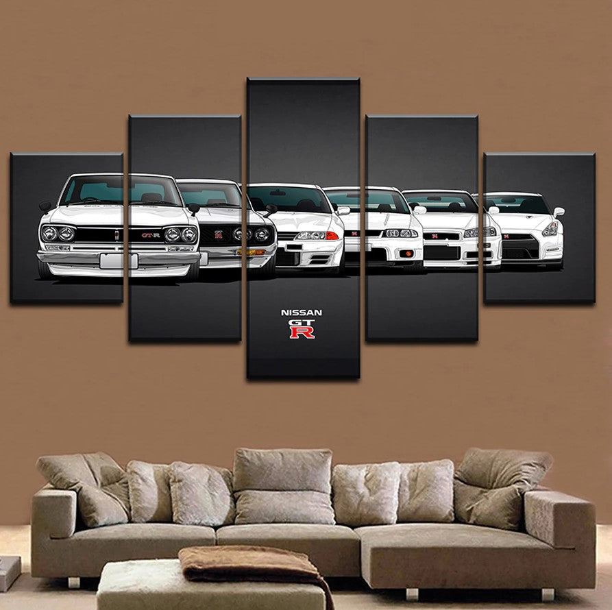 Nissan Skyline GTR Canvas Print / Poster (Wall Decoration)