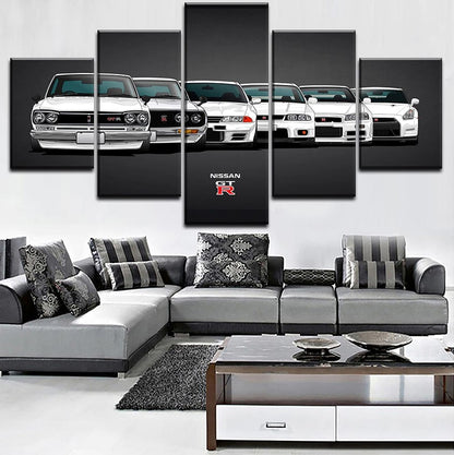 Nissan Skyline GTR Canvas Print / Poster (Wall Decoration)