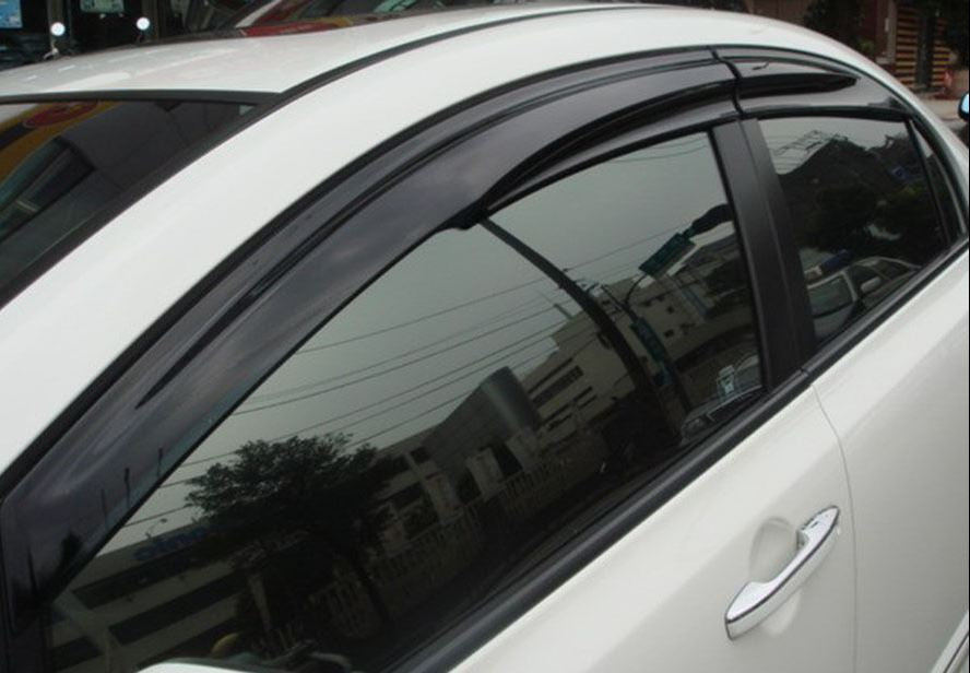 Honda Accord CL9 Euro Mugen Style Monsoons / Weathershields / Wind Deflectors - Boosted Kiwi