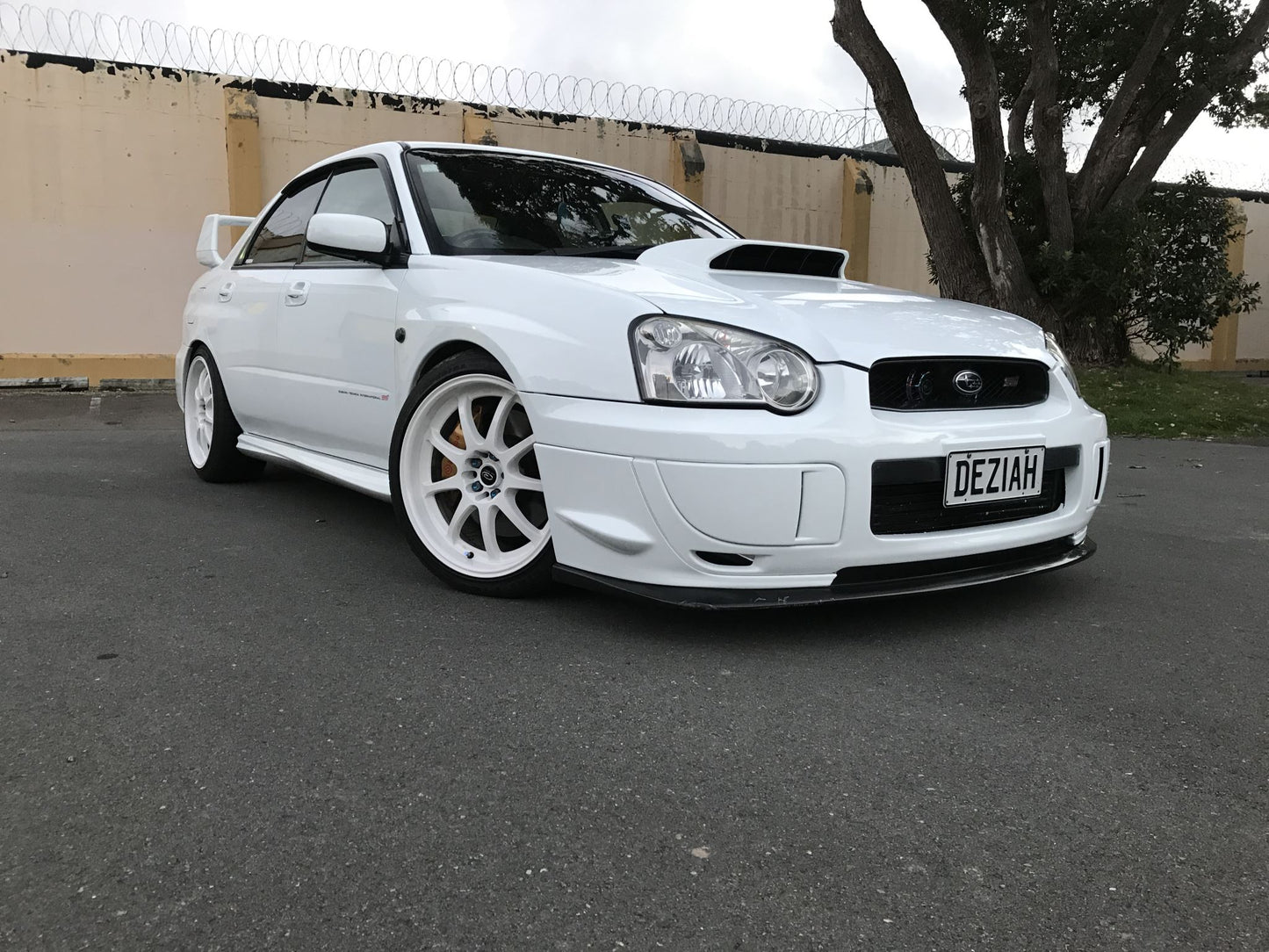 Subaru Impreza WRX / STI Front Lip (GDB 2003 - 2005) - Plastic - Boosted Kiwi