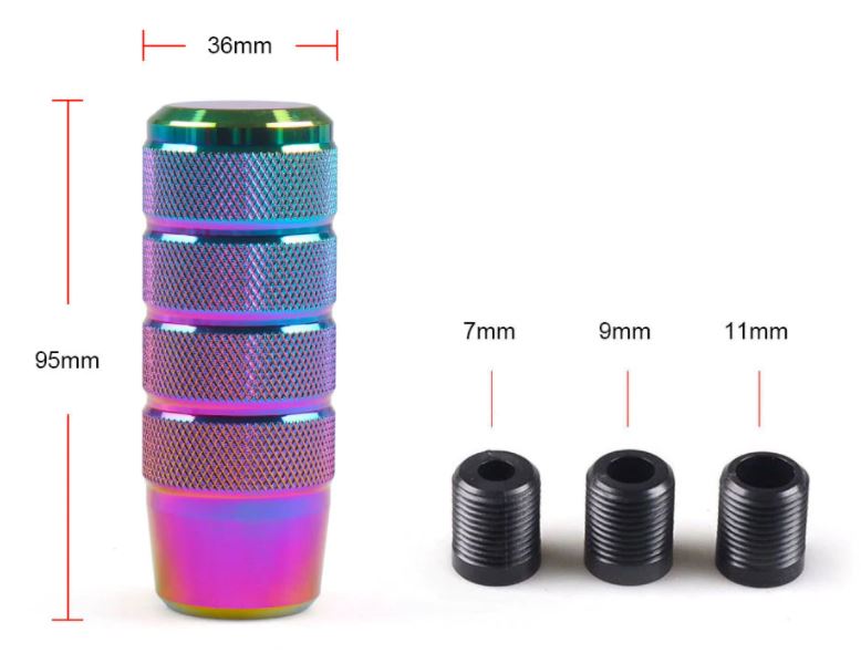 Universal Knurled / High Grip Shift Knob / Gear Knob - Multiple Colours - Boosted Kiwi