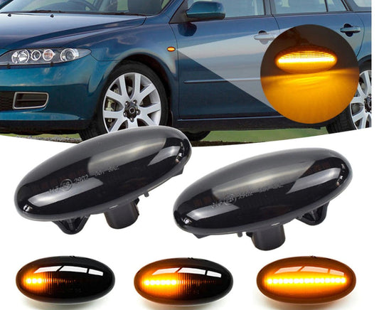 Mazda 2 / 3 / 5 / 6 / MPS / BT-50 / MPV Sequential LED Side Indicators - Boosted Kiwi