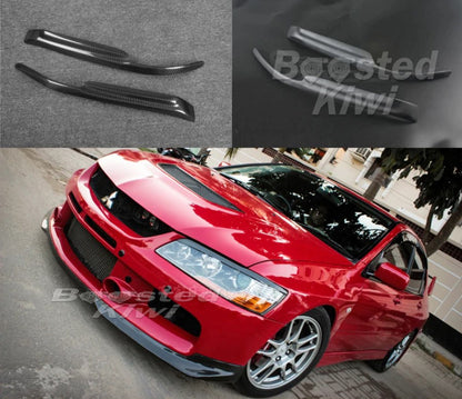 Mitsubishi Lancer Evo / Evolution 7 - 9 (CT9A) Eyelids Covers - Boosted Kiwi