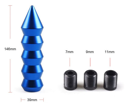 Universal Aluminium Shift Knob - Pointed / Spike / Pointy Style - Boosted Kiwi