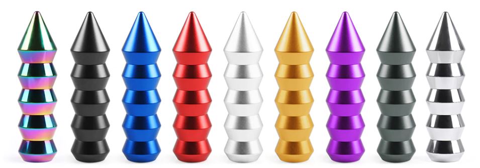 Universal Aluminium Shift Knob - Pointed / Spike / Pointy Style - Boosted Kiwi