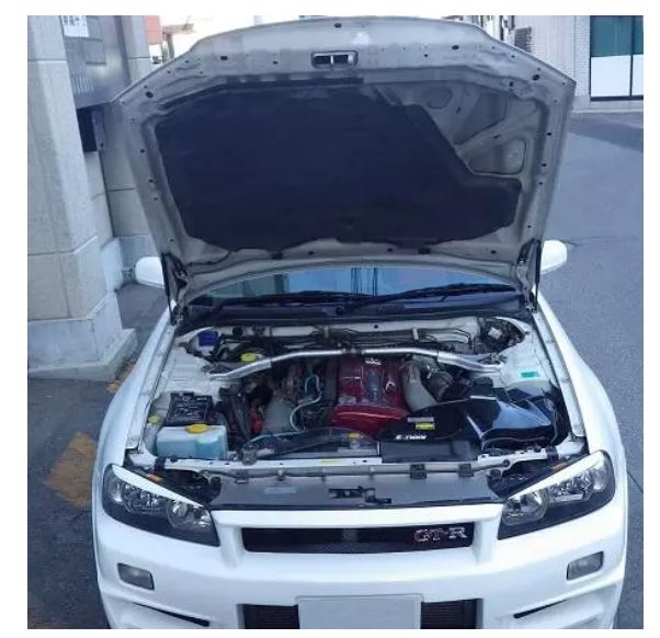 Nissan Skyline R34 Bonnet Gas Struts (GTR BNR34 ENR34 etc)