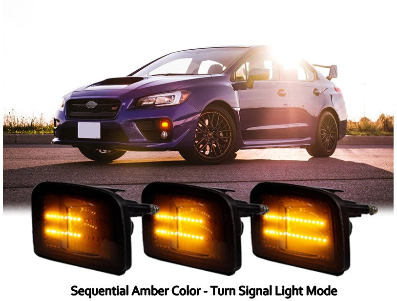 Subaru Impreza WRX / STI 2015+ (VA) Sequential Front Indicators / DRL's - Boosted Kiwi