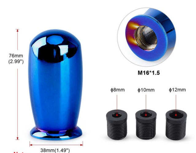 Universal Aluminium Thicc Shift Knob / Gear Knob